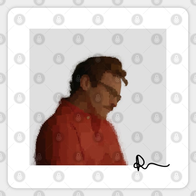 Joaquin Phoenix - Her Film Sticker by CocoDesign